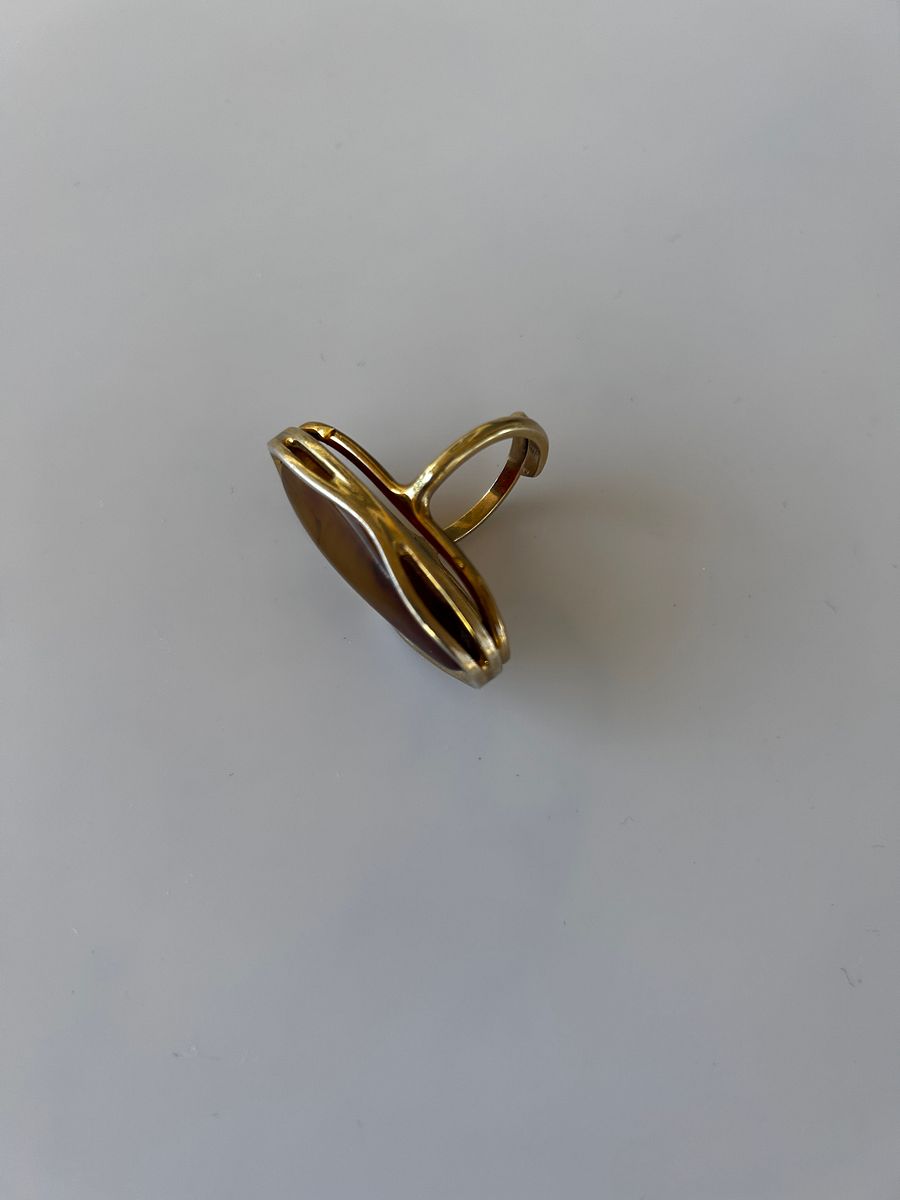 Baltic Amber 925 Sterling Silver Adjustable Ring product image (4)