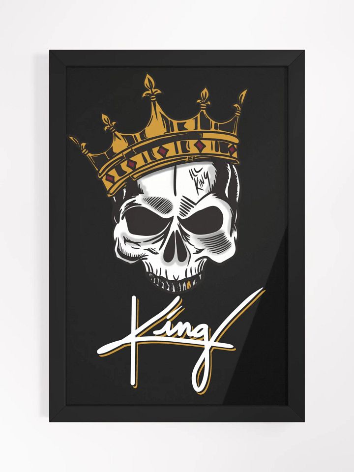Framed King Poster (Black) product image (1)