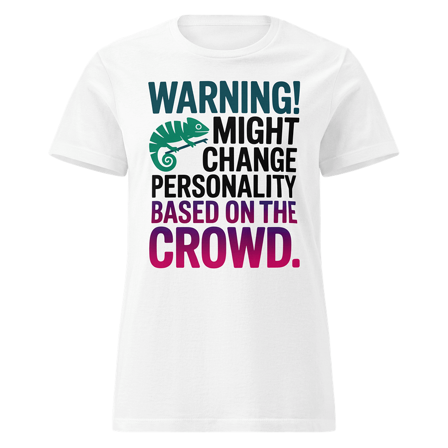 Change Personality Reflector & Open G Center Tshirt (female Fit) product image (2)