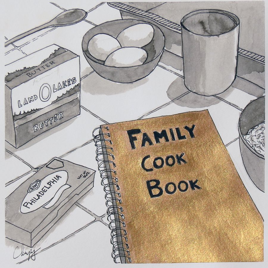Family Cook Book - Original Drawing product image (2)