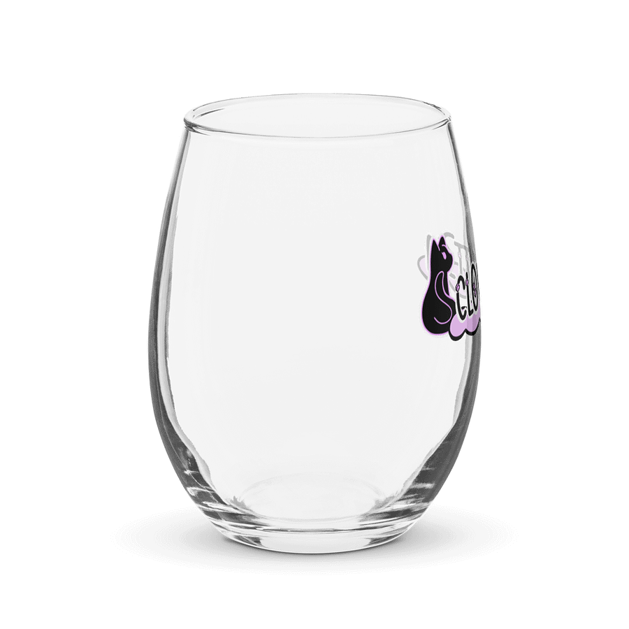 Kitten Logo Stemless Wine Glass product image (4)