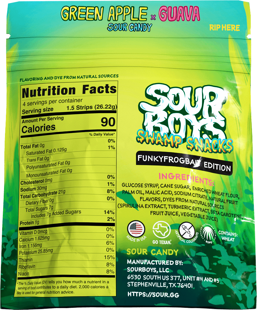 Swamp Snacks SourBoys product image (2)