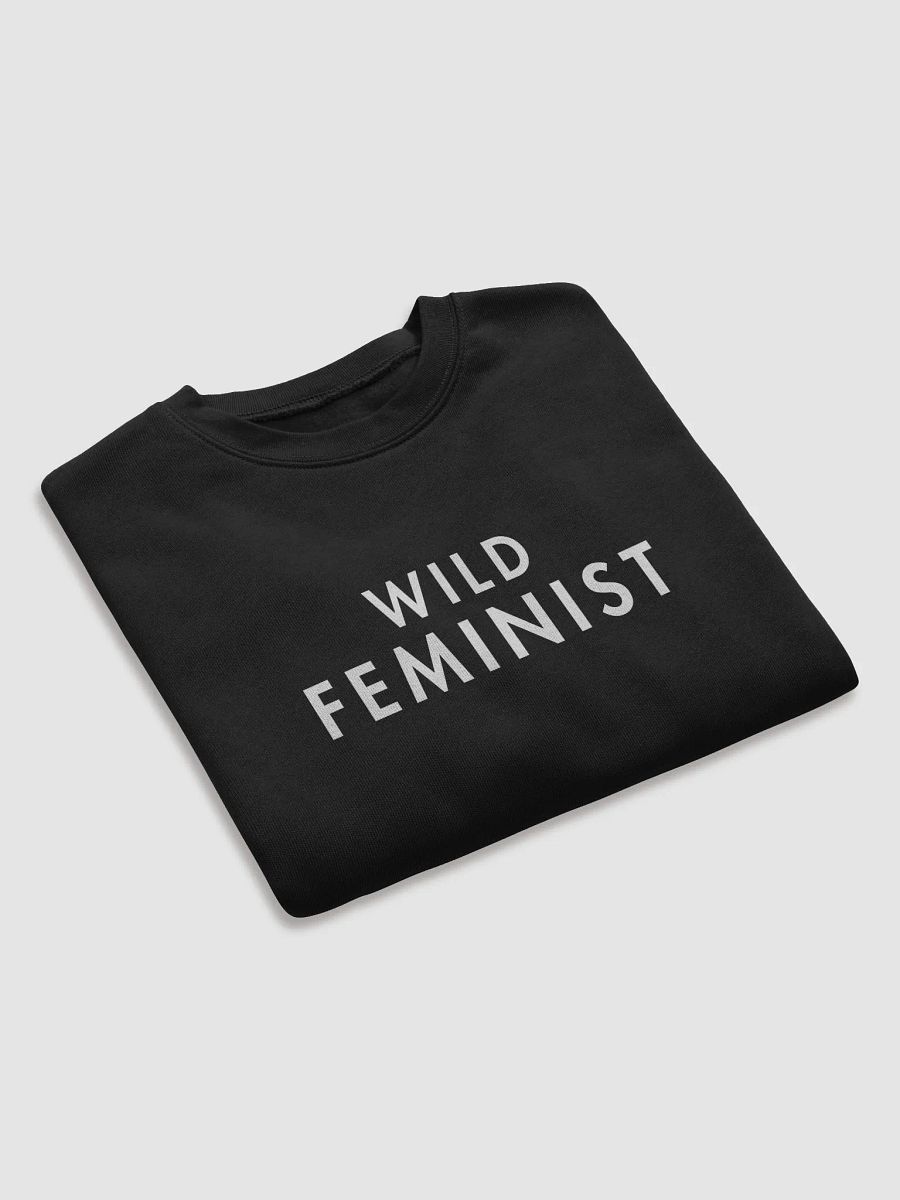 Wild Feminist Minimalist Cropped Sweatshirt. product image (7)