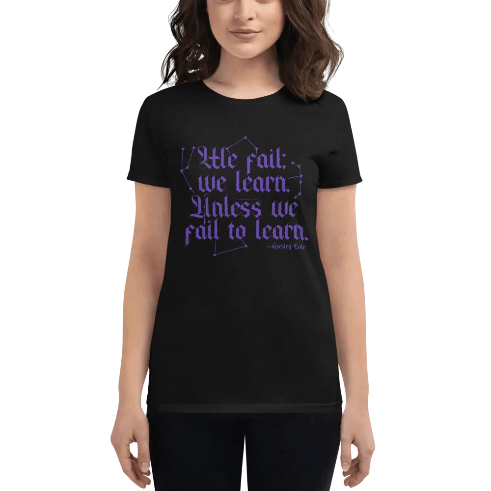 We Fail We Learn Women's Middleweight T-Shirt product image (1)