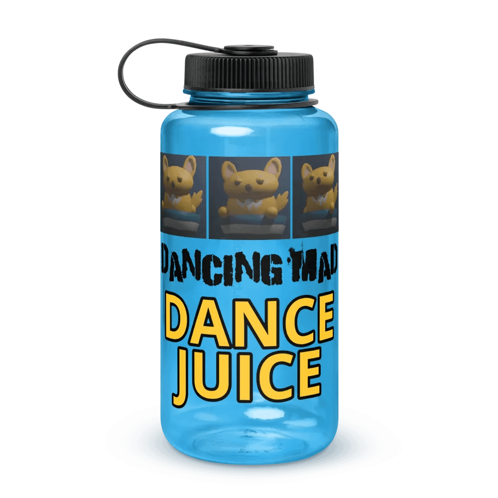 Doopsters - Dancing Mad Emote DANCE JUICE - Wide Mouthed Plastic Water Bottle 32 Ounce product image (1)