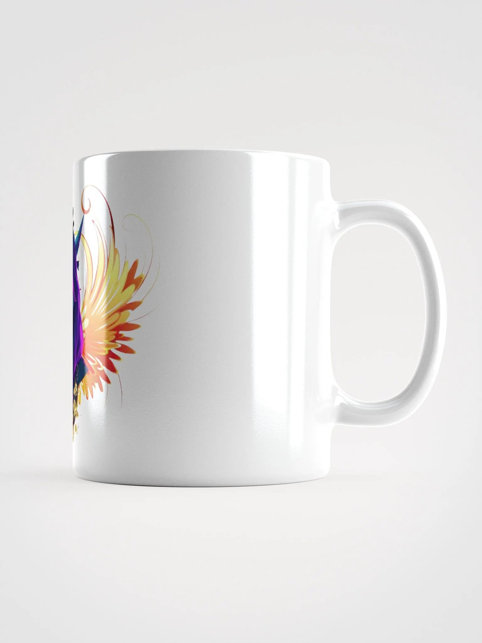 Neon Fantasy Masked Guardian Mug product image (1)