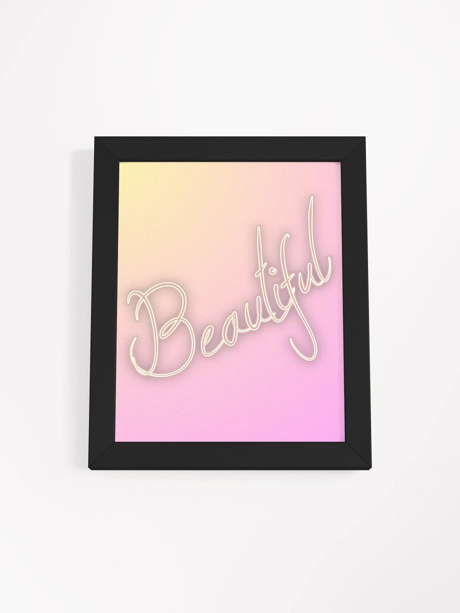 Neon Beautiful Framed Poster product image (3)