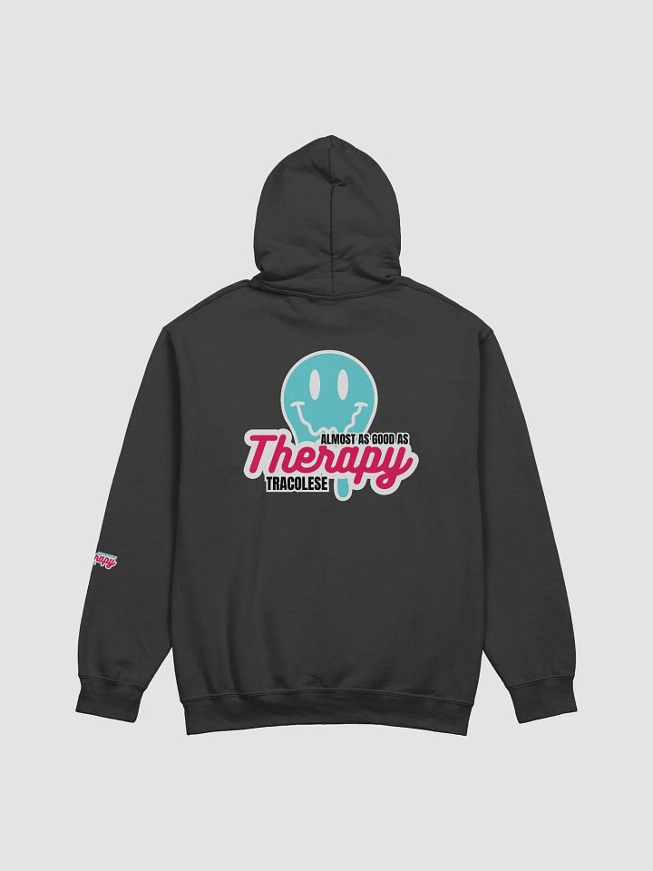 Almost as Good as Therapy - Hoodie Black product image (2)