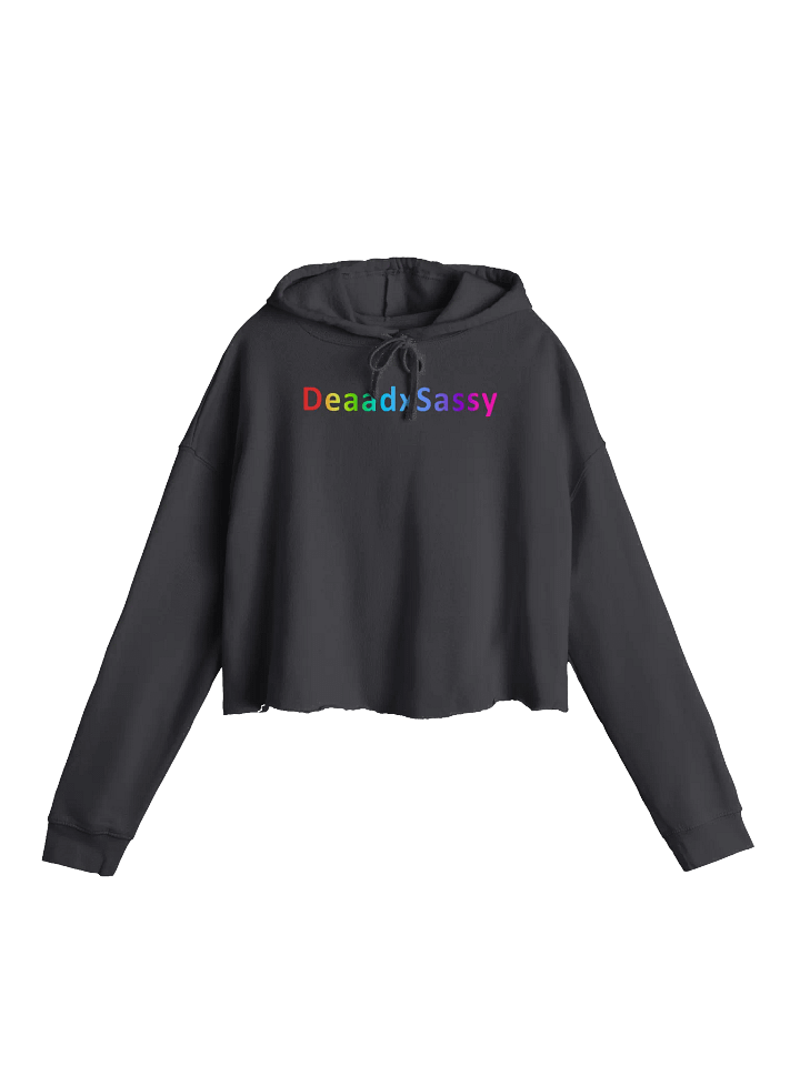 Crop Hoodie - DeaadxSassy Rainbow product image (1)