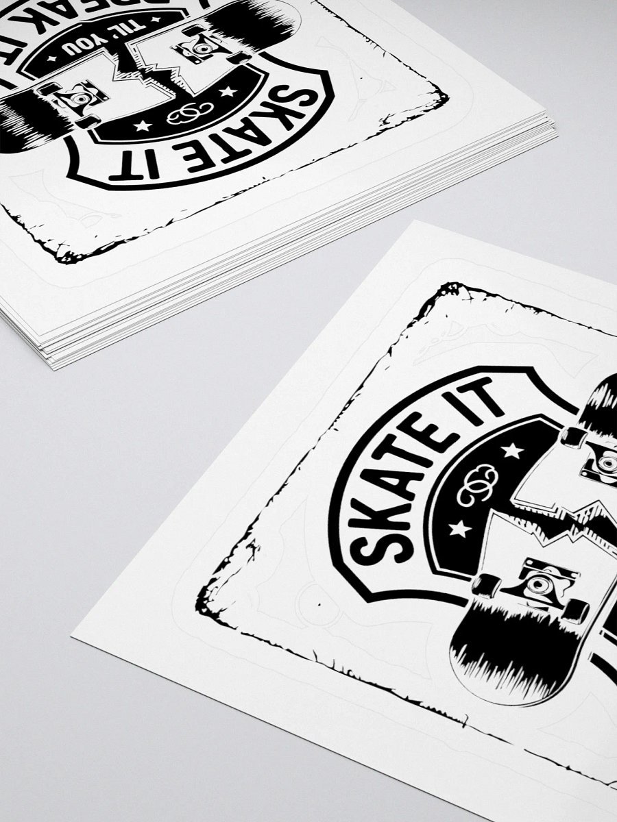 Skate it until you break it Kiss Cut Stickers product image (11)
