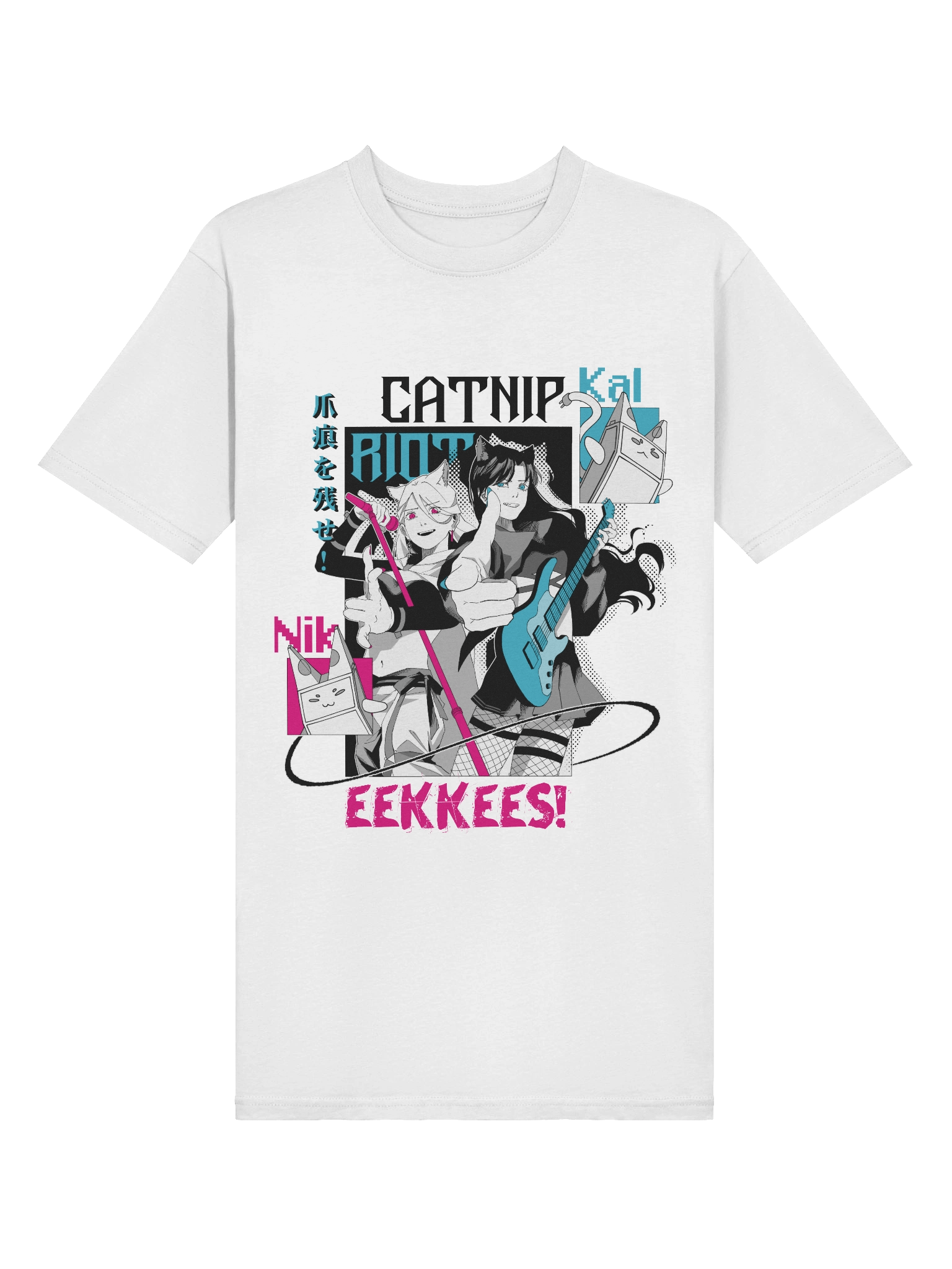 "CATNIP RIOT" Heavyweight Tee [WHITE VARIANT] product image (3)