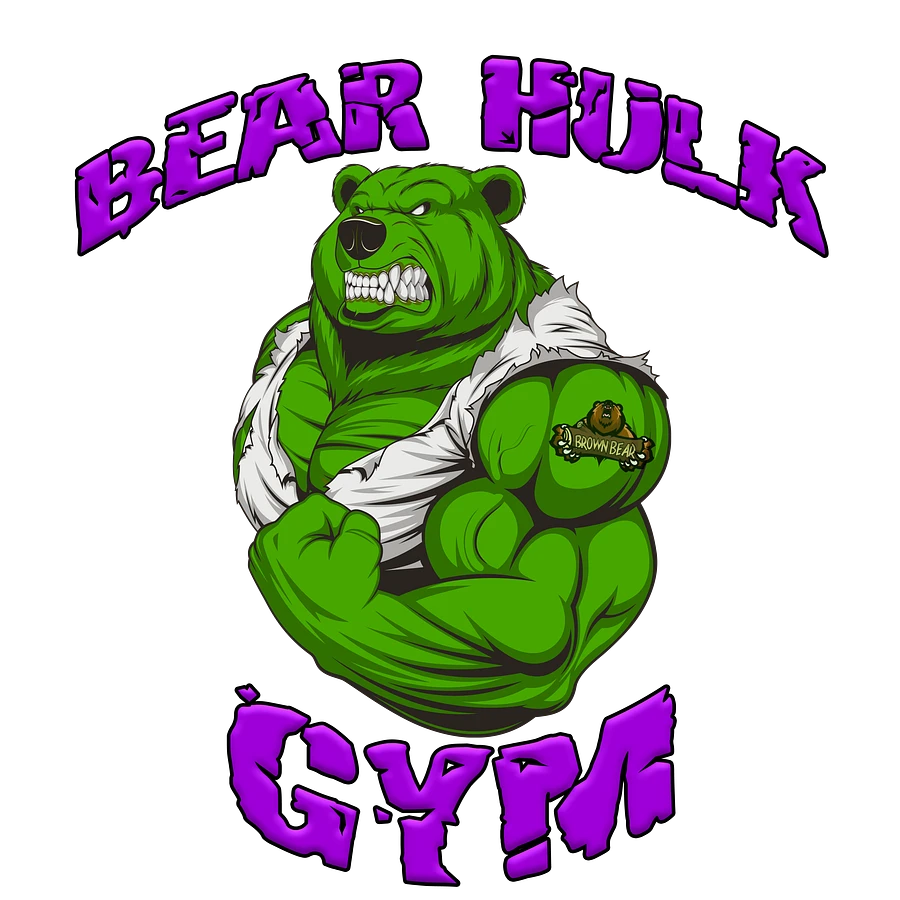 Bear Hulk Gym - Hoodie product image (73)
