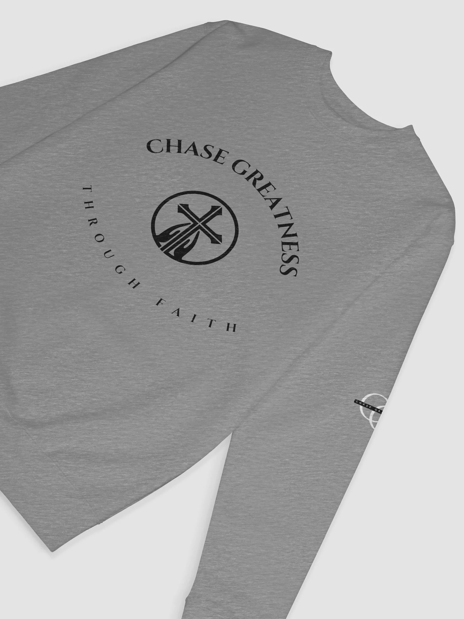 CG Faith Crew Neck Sweatshirt (Black) product image (45)