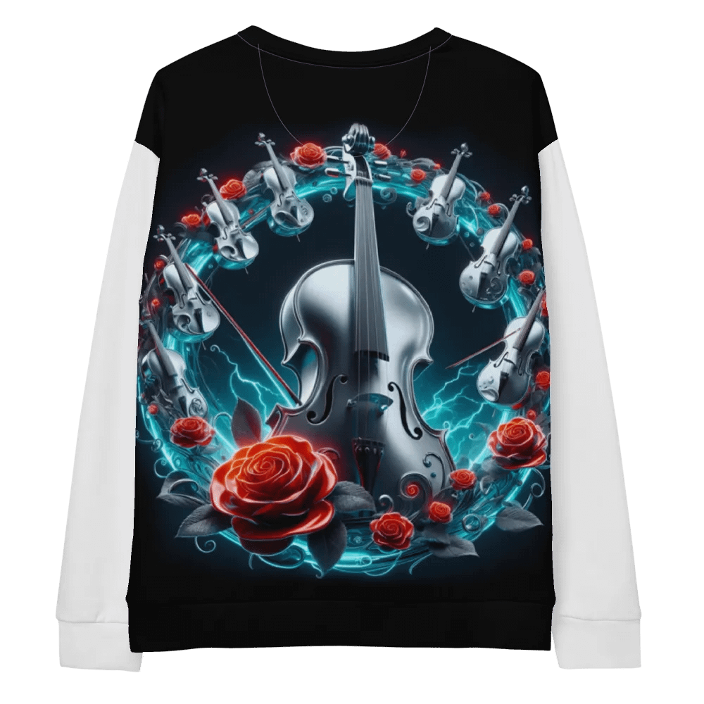 Cello Symphony All-Over Print - Unisex Sweatshirt #3 product image (11)