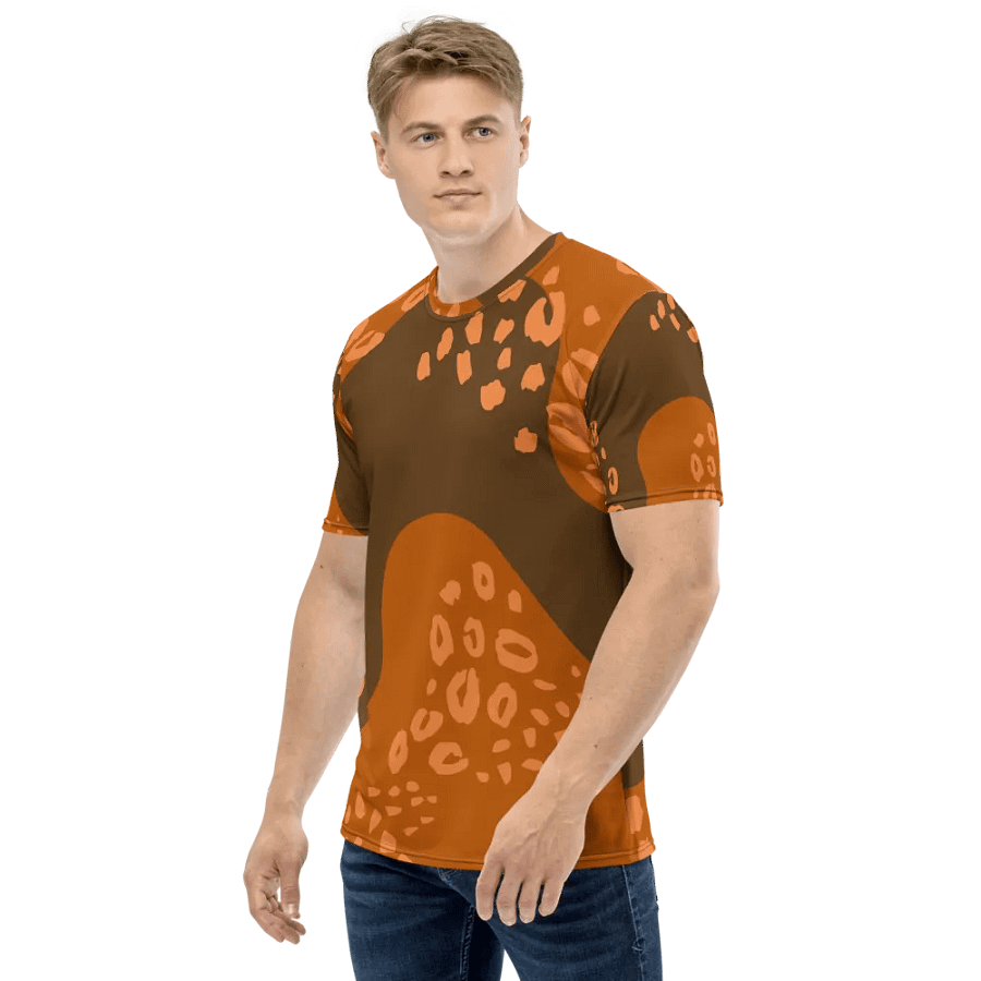 Wild Orange Leopard All-Over Tee product image (3)