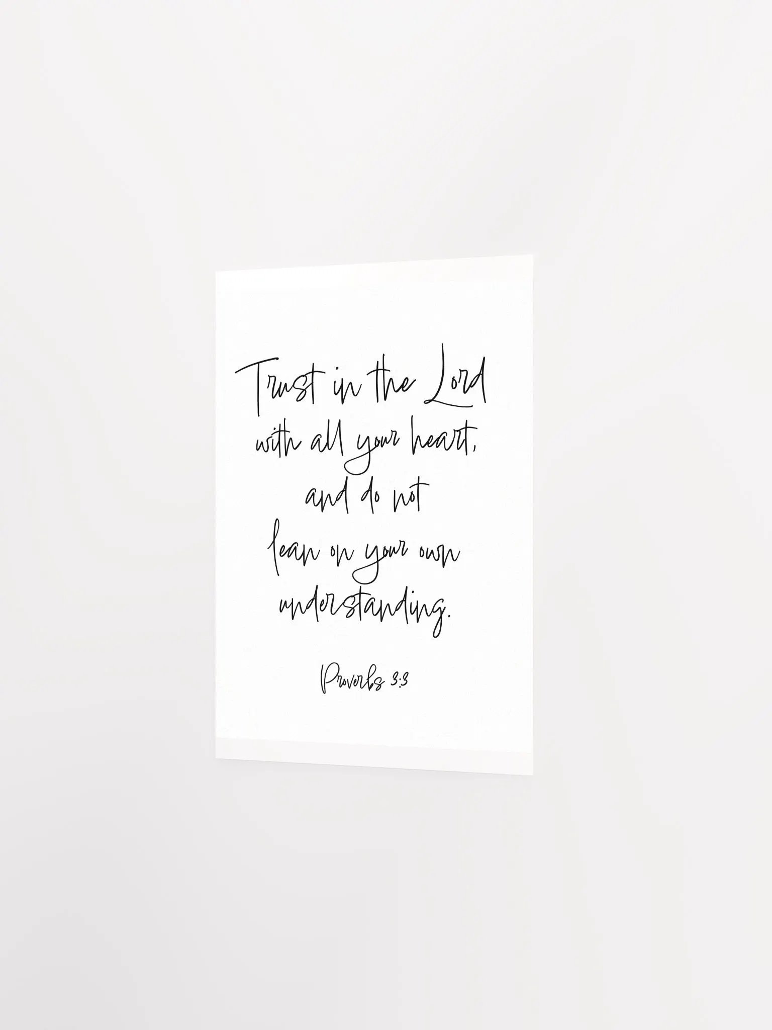 Trust in the Lord - Print product image (2)
