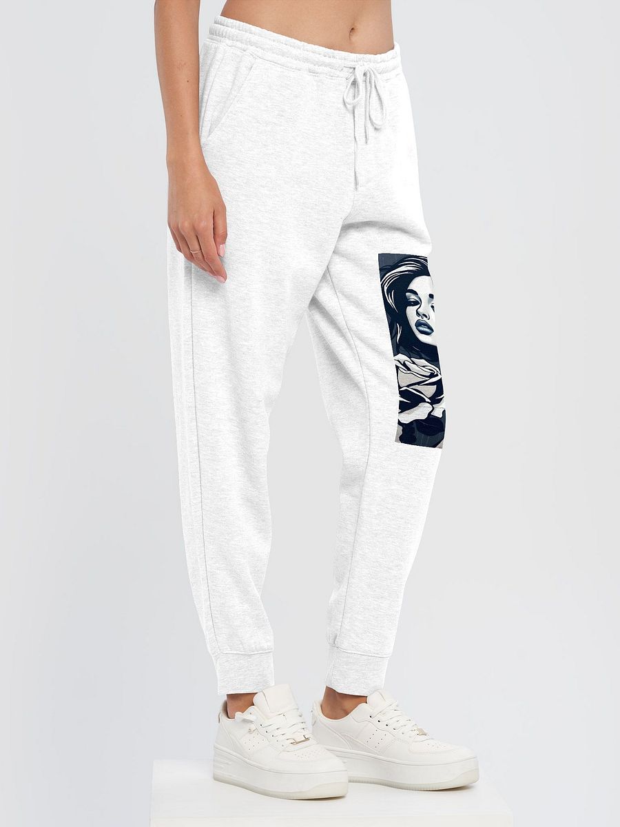 Rose-Adorned Femme Fleece Joggers product image (3)