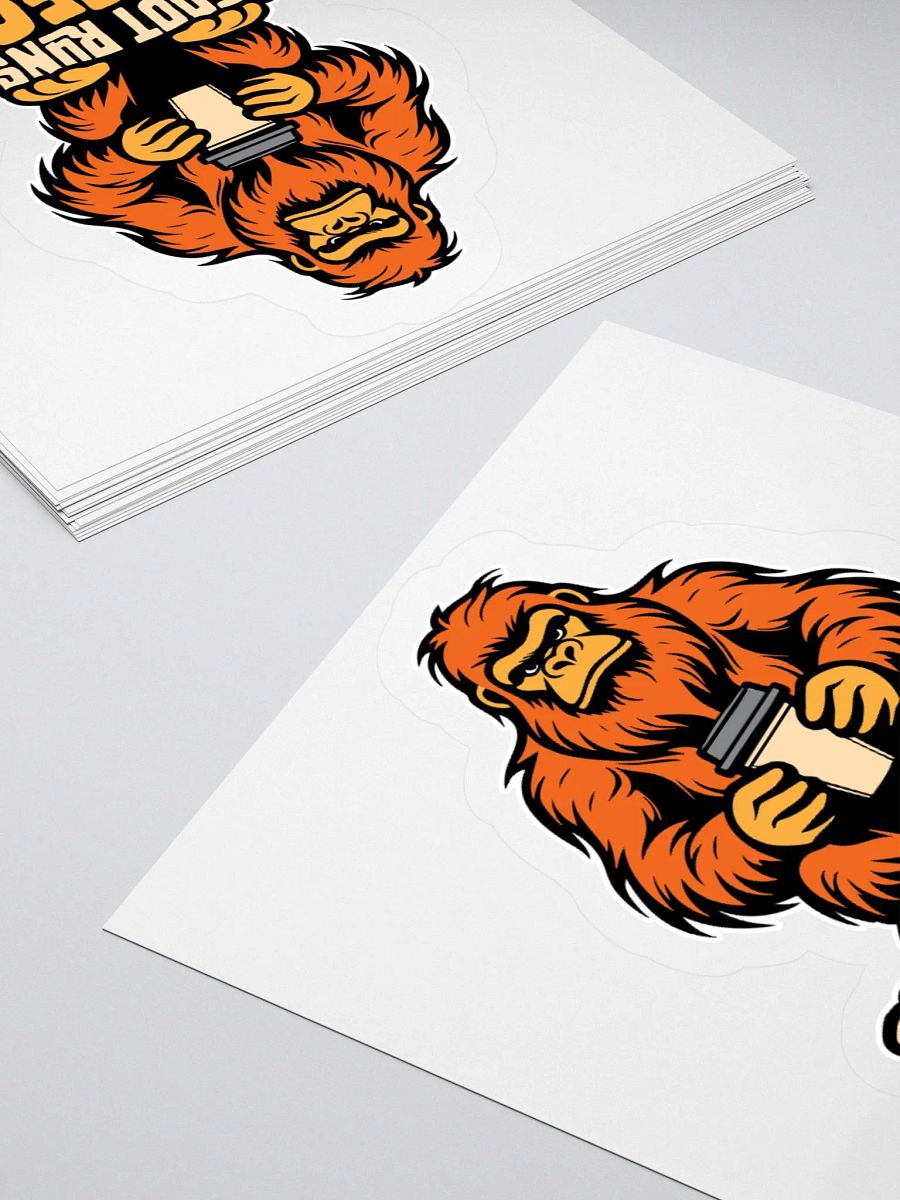Bigfoot Runs on Espresso Coffee Sticker product image (3)