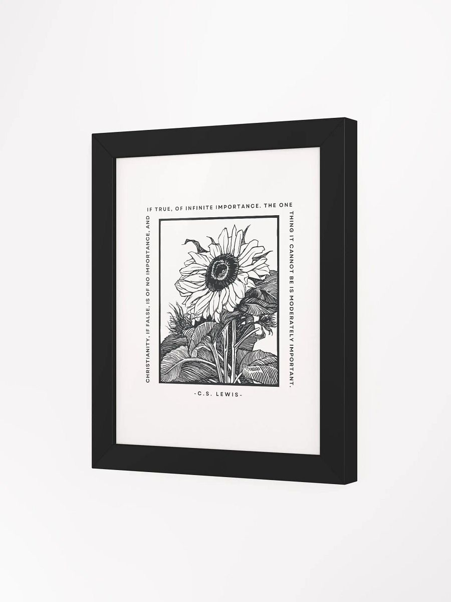Christianity If True C.S. Lewis Quote Art product image (8)