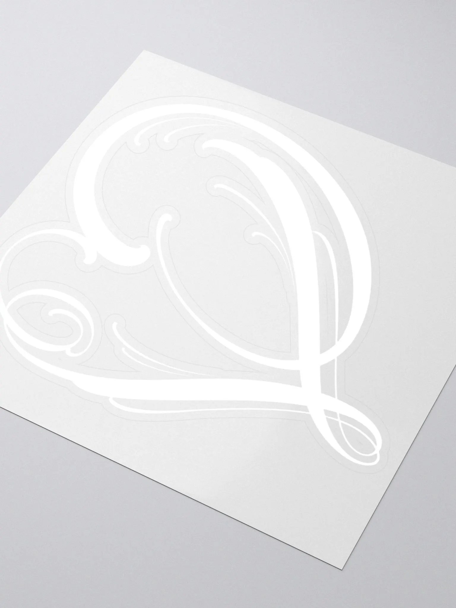 White Logo Sticker product image (3)
