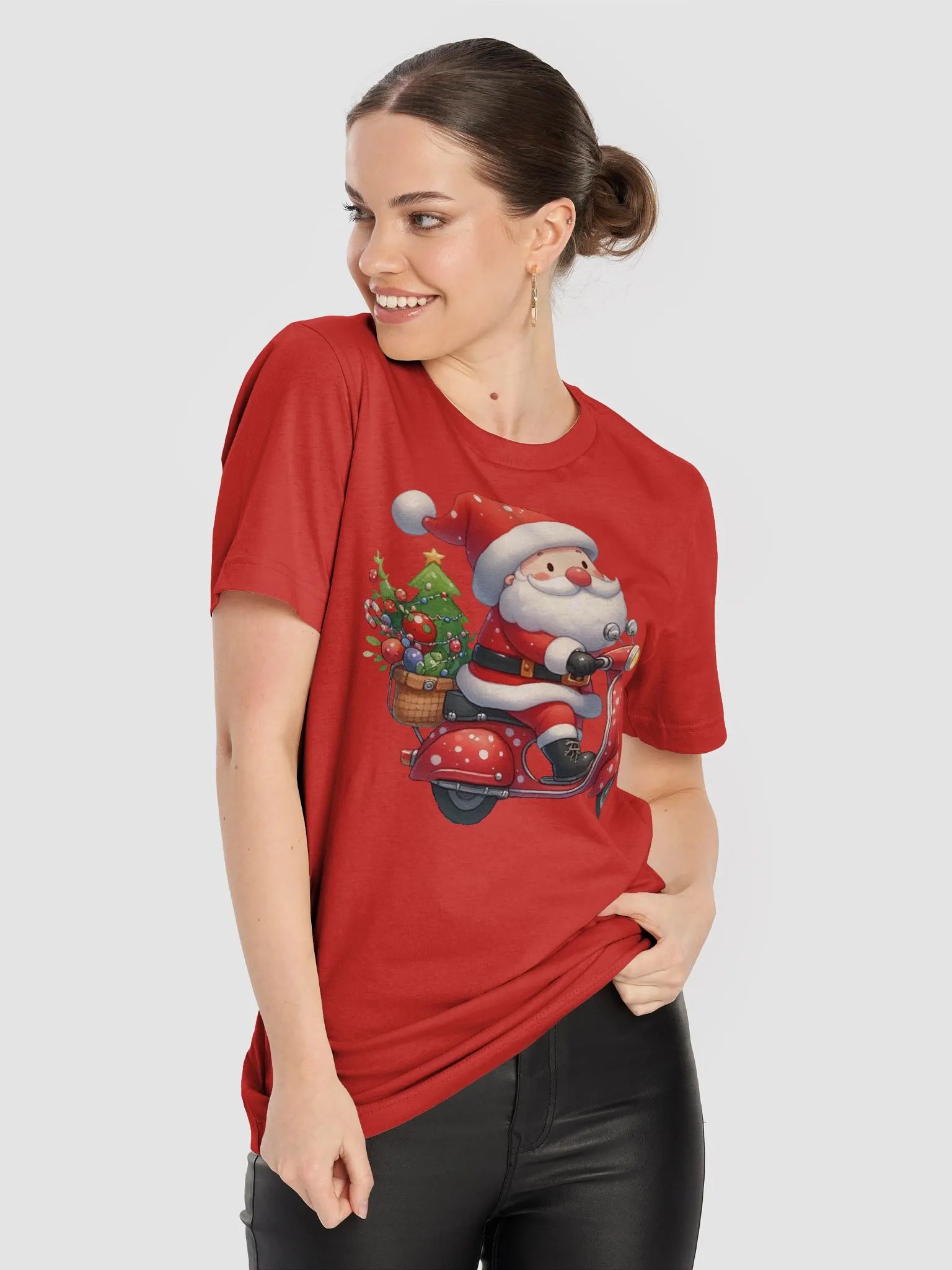 Christmas Santa Scooter Riding 10 product image (28)