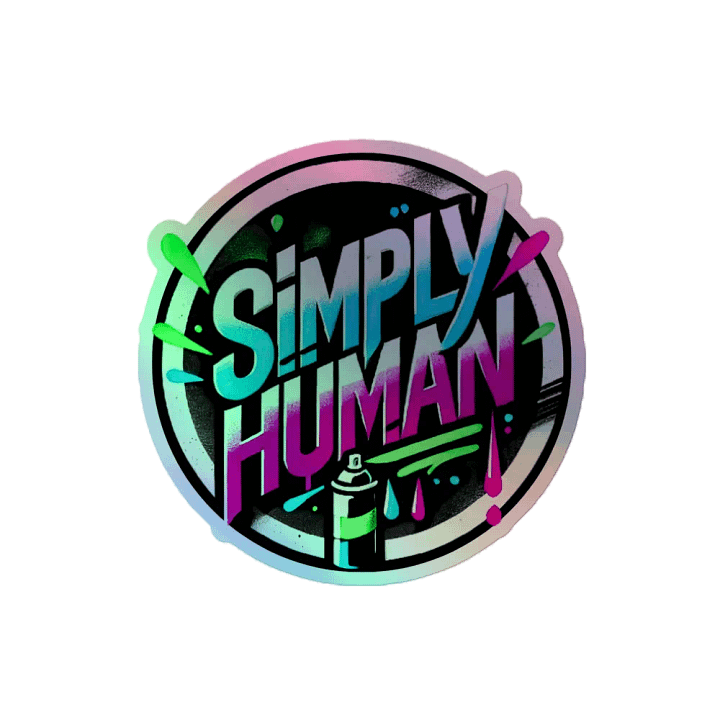 Simply Human Sticker product image (2)