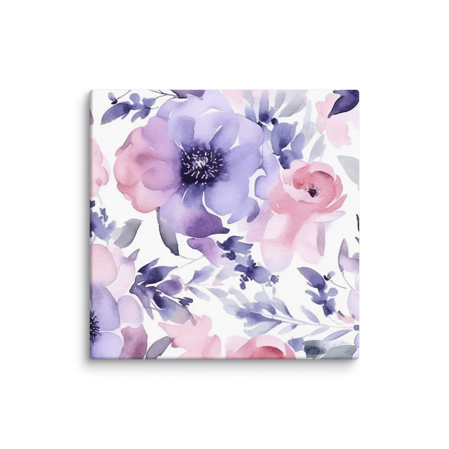 Pretty Pastel Petals: Canvas Print product image (1)
