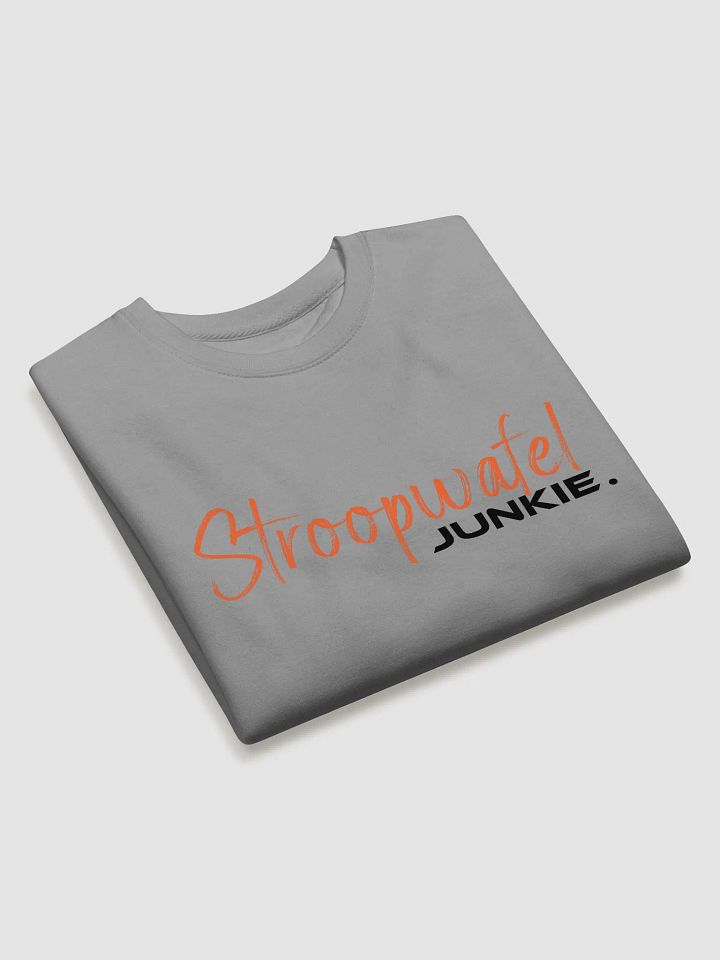 Premium Sweatshirt Stroopwafel Junkie. product image (1)