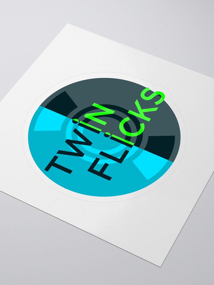 Twin Flicks Logo Kiss-Cut Stickers product image (3)