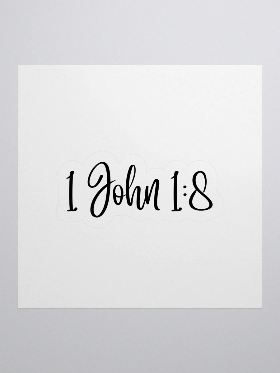 1 John 1:8 product image (2)