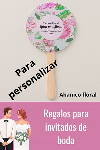 Regalos de abanicos para invitados de boda
