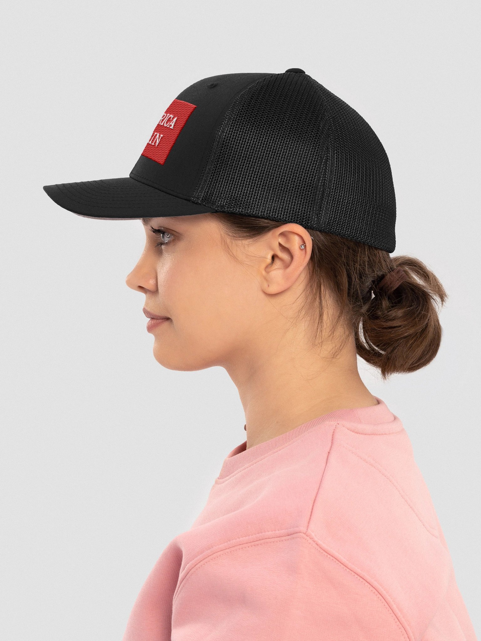 Adjustable Make America Great Again Red Hat for Men and Women - Political Trucker Cap product image (4)