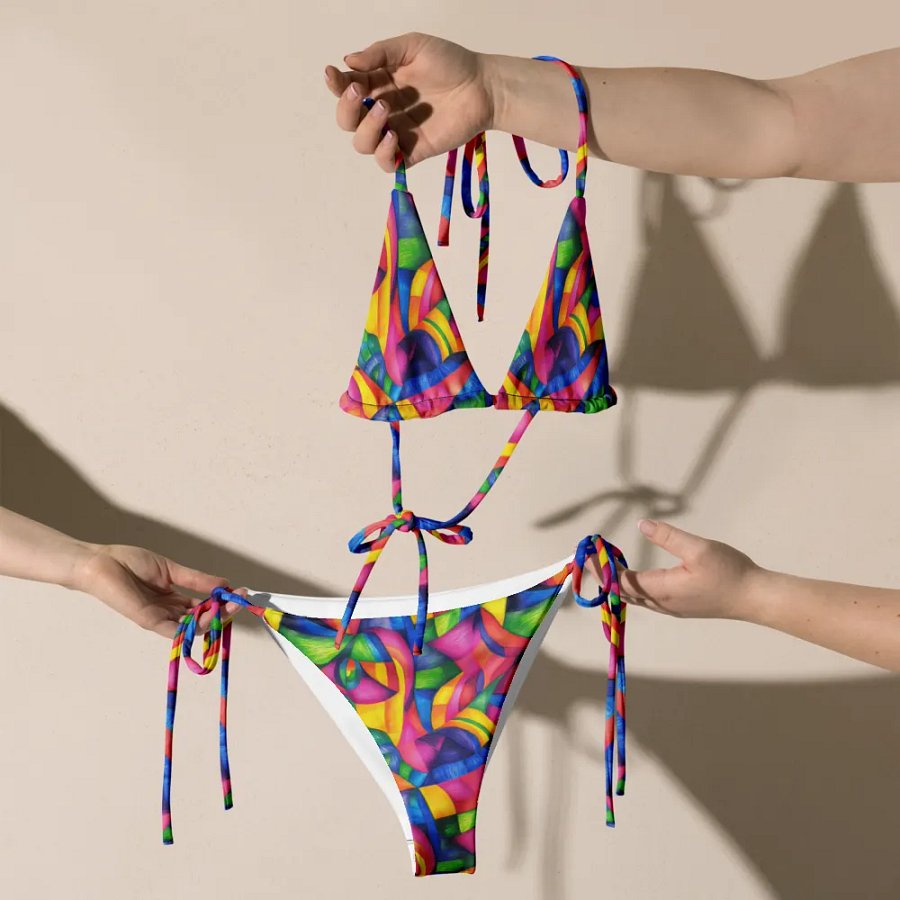 Kaleidoscope Dream All-Over Bikini Set product image (6)