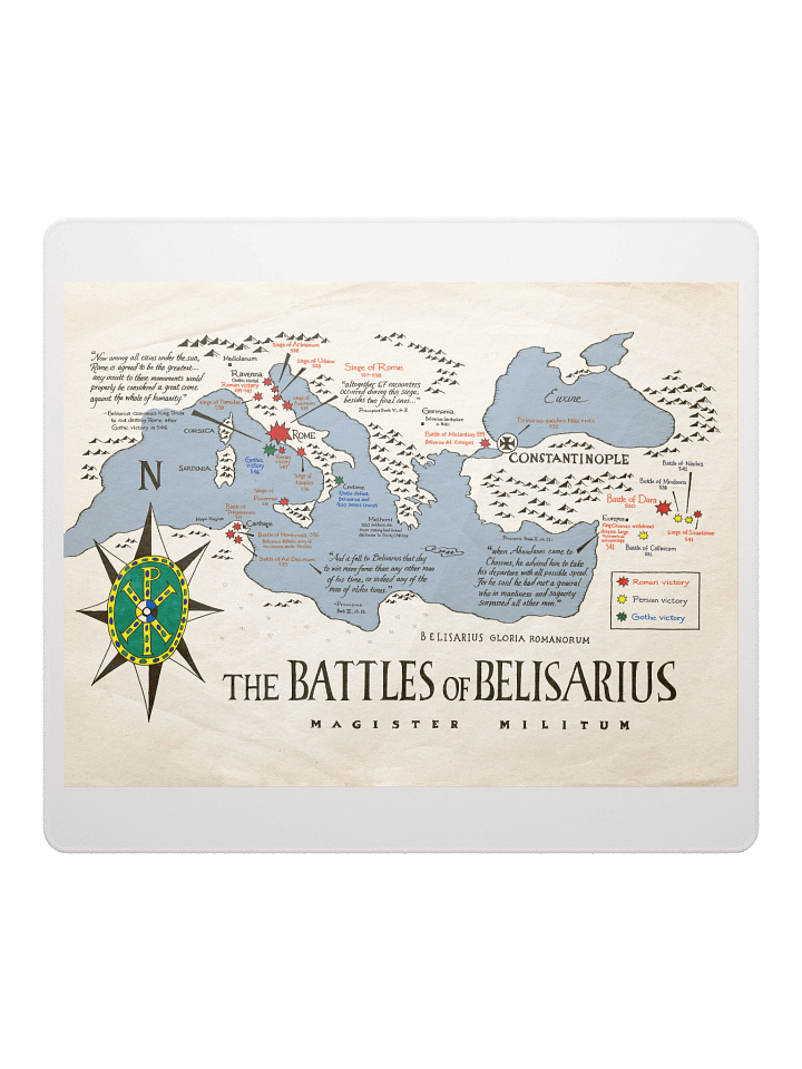 The Battles of Belisarius - Gaming Mouse Pad product image (2)