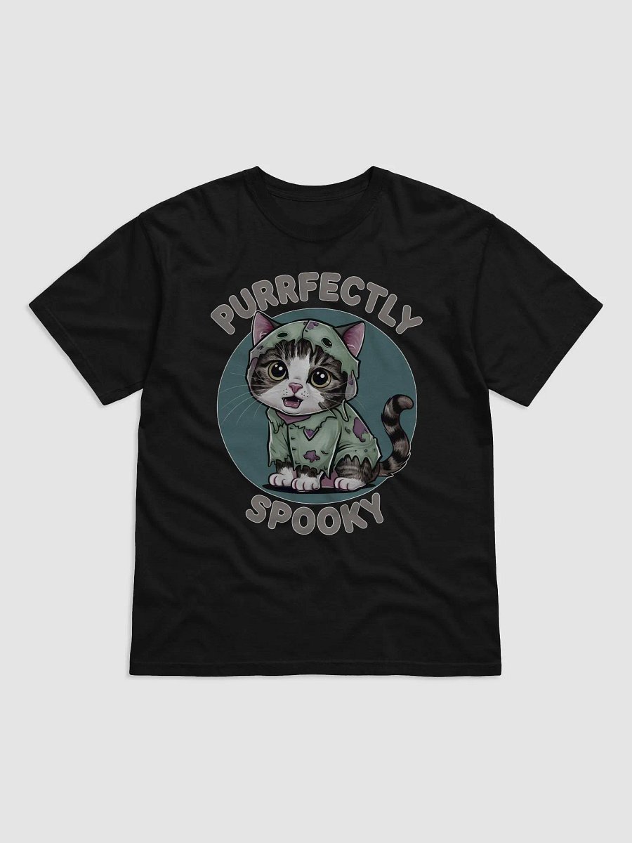 Purrfectly Spooky Cat Graphic Tee product image (1)