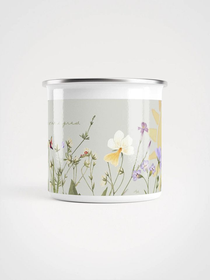 'in the sun i grow' Enamel Mug product image (2)