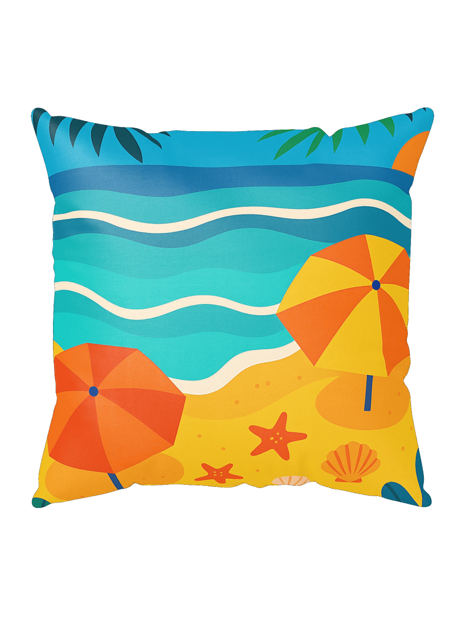 Beach Walk Modern All-Over Pillow product image (7)