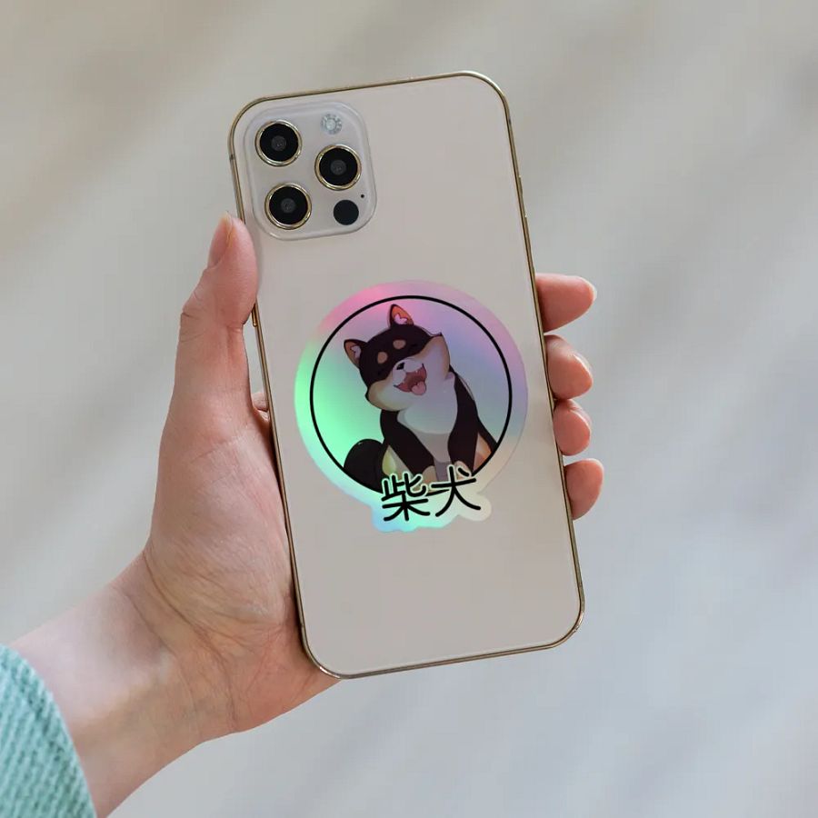 SHIBA HAPPY STICKER product image (8)