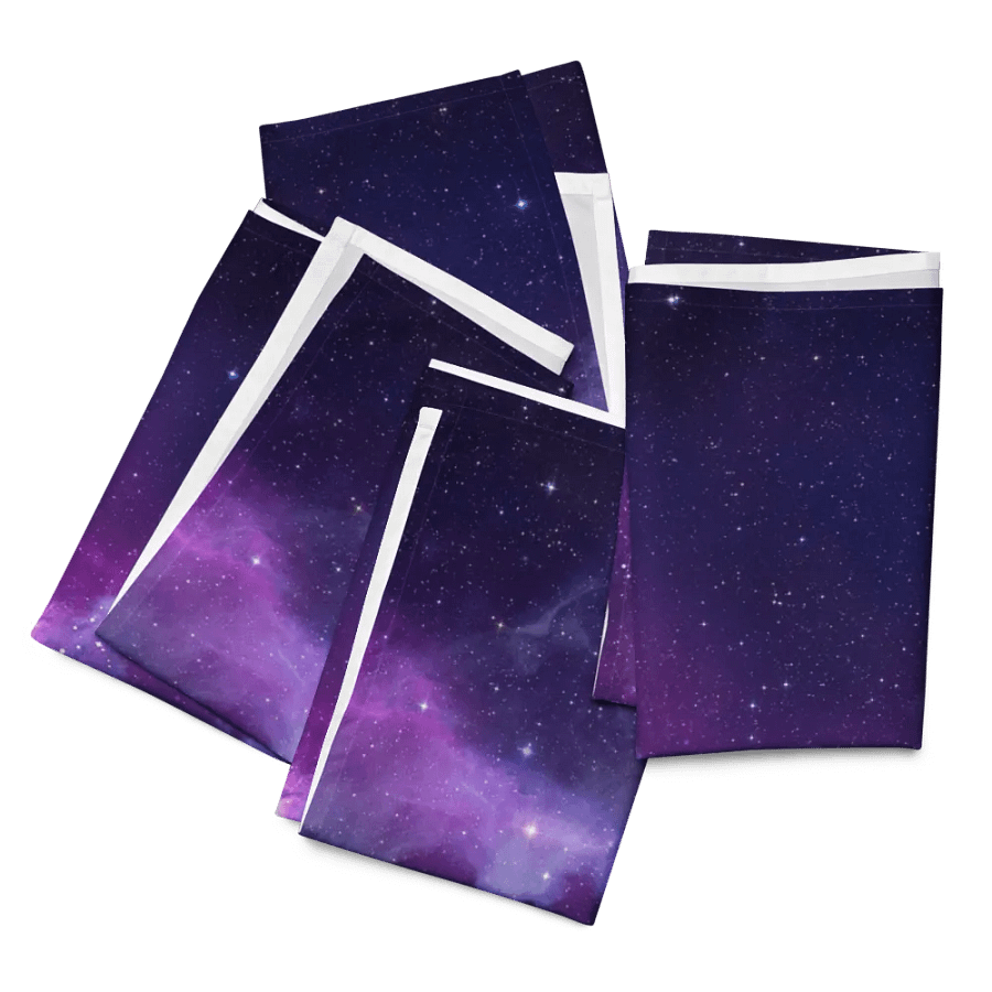 Galaxy cloth napkin set product image (10)