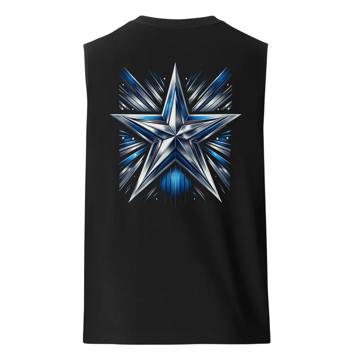 T3 Blue Star Burst Mens Tank product image (1)