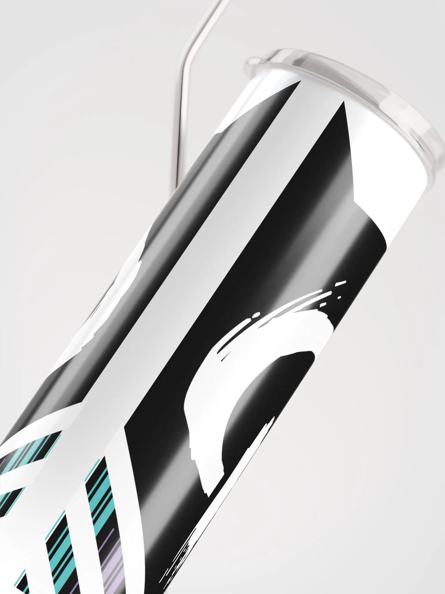 OptimusProcrastinus PowerUP Tumbler (Black on White) product image (5)