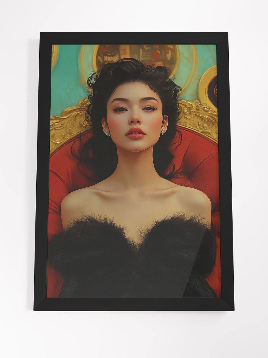 Noir Siren Poster - A Glimpse of Old Hollywood - Framed product image (4)