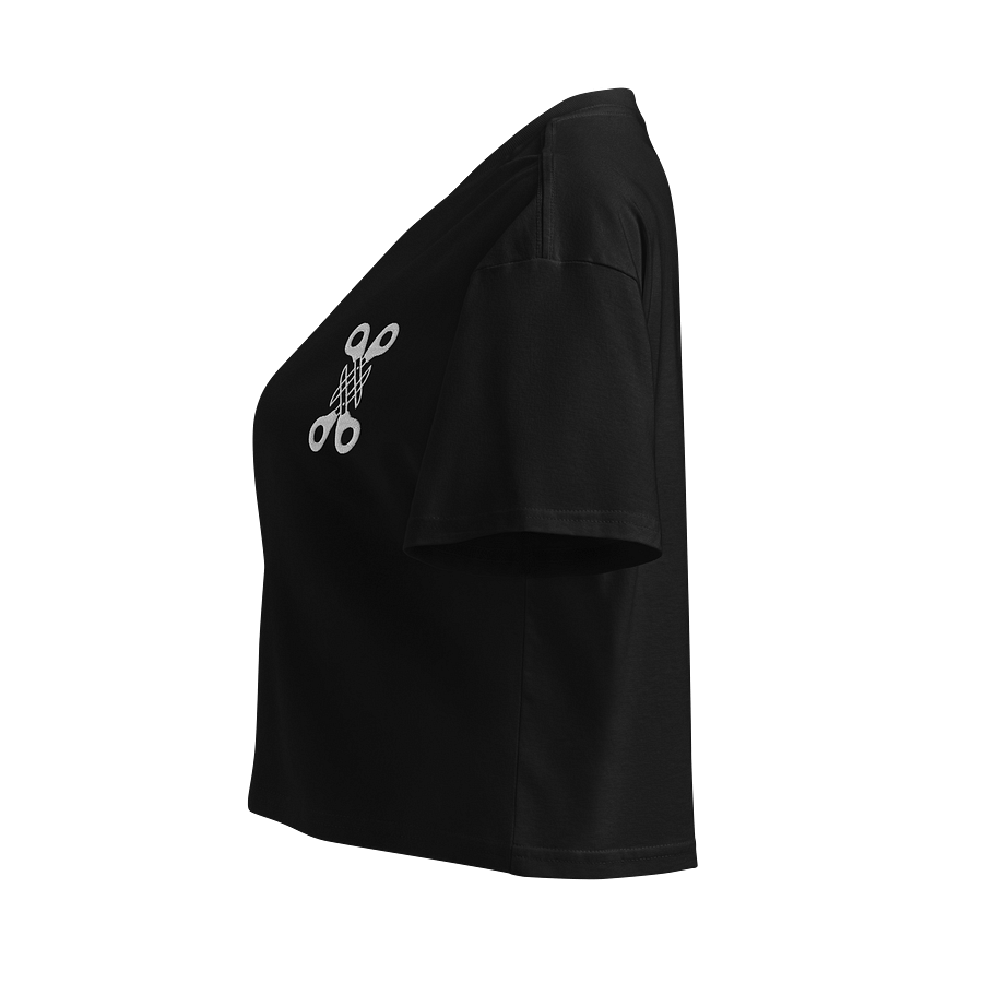 Scissors (EMBROIDERED) Crop Top product image (3)