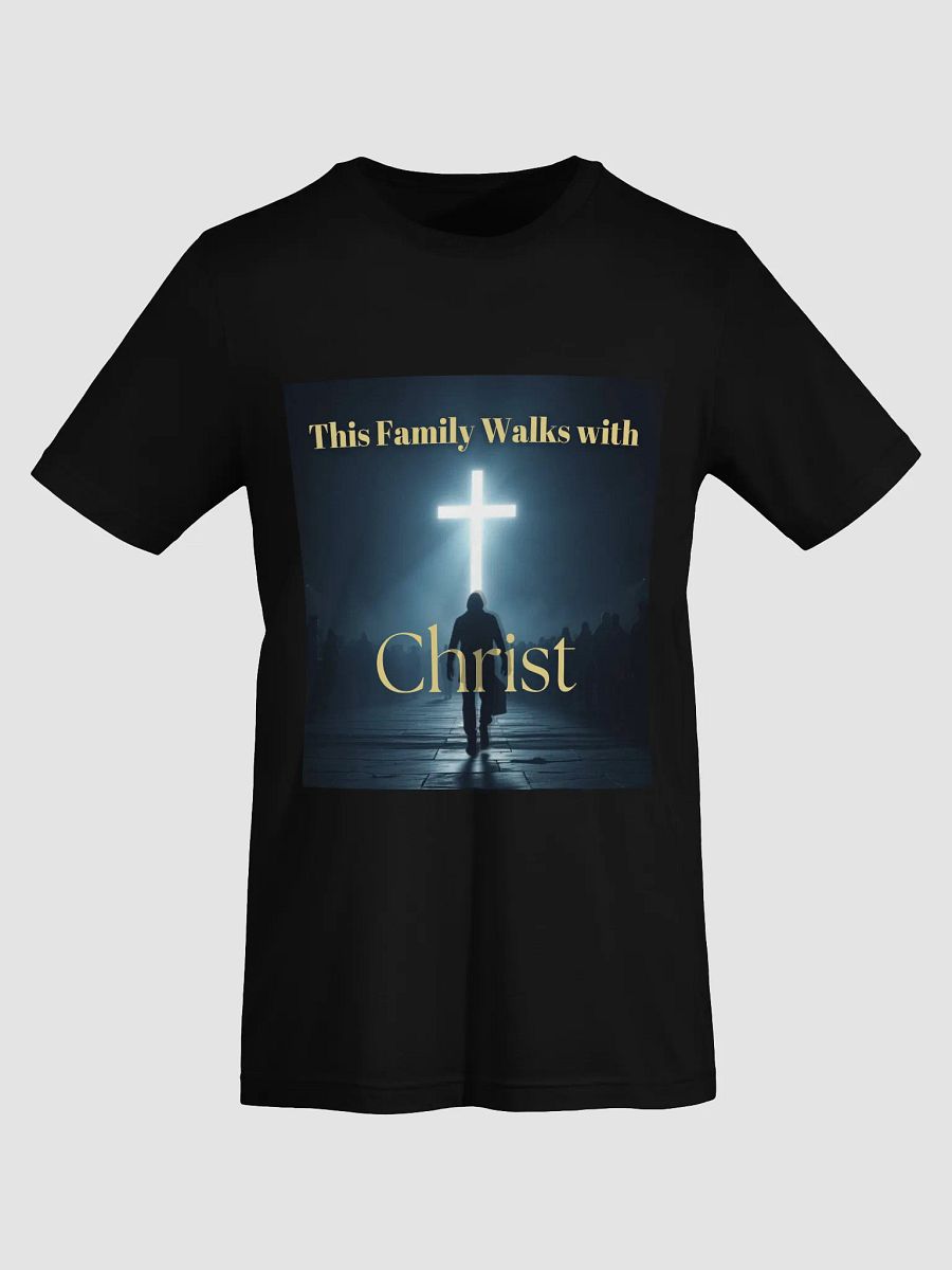 Faith-Filled Family Tee – Glowing Cross Shirt for Believers | Unisex Christian Apparel product image (19)