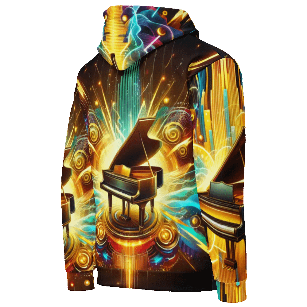 Piano Musical Instrument - All-Over Unisex Hoodie #26 product image (9)