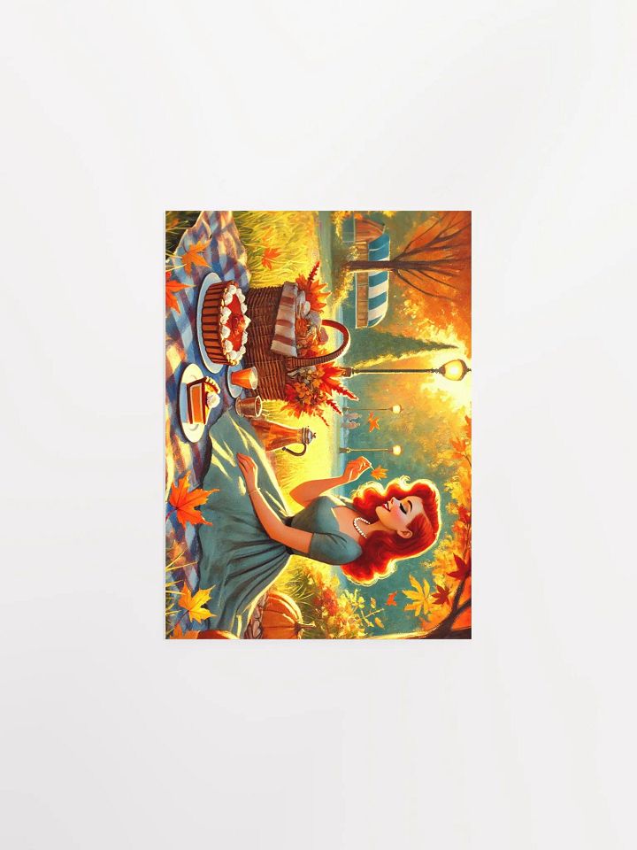 Autumn Picnic Premium Matte Poster product image (3)