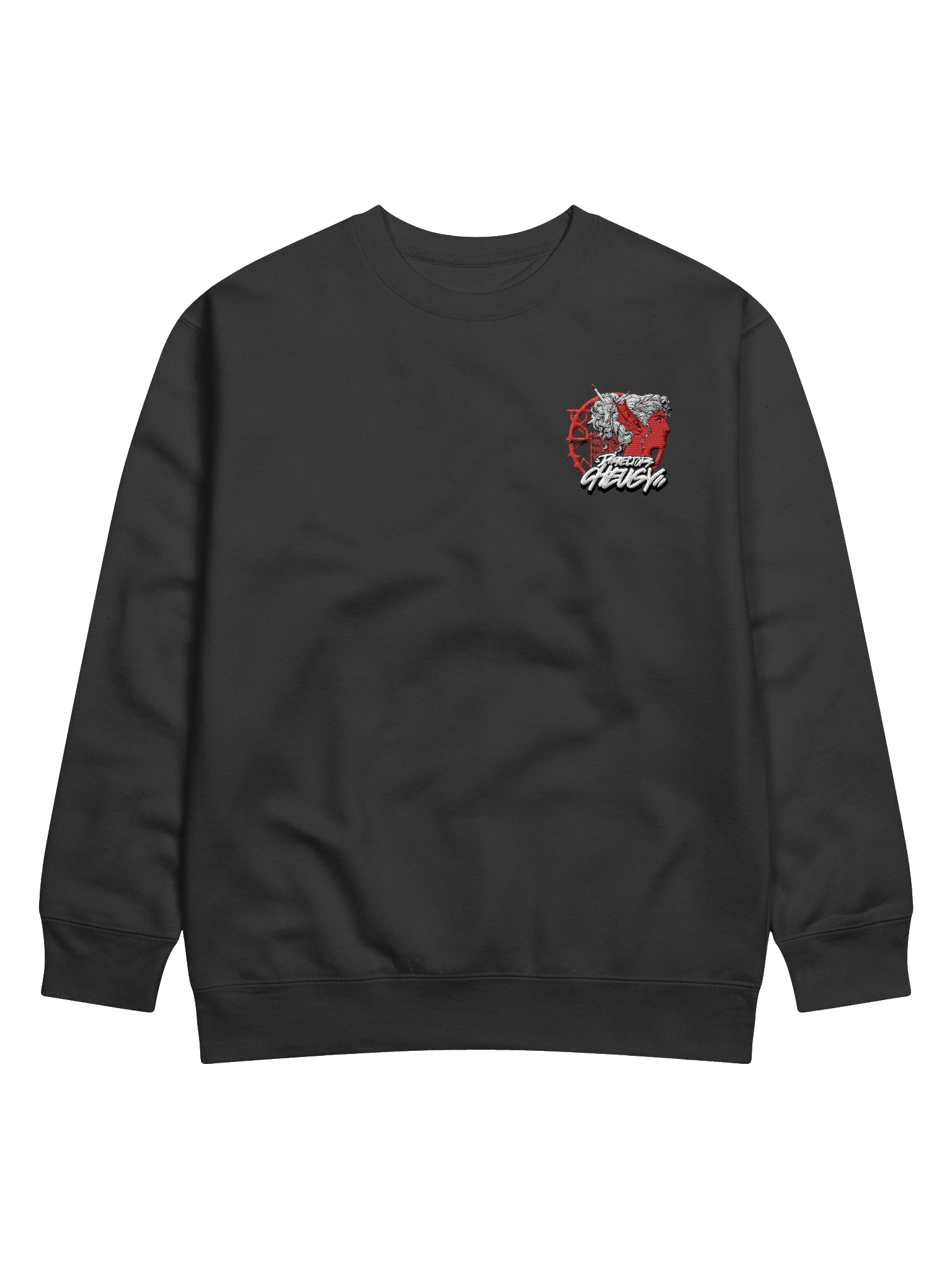Bustin Crew Neck Sweatshirt (Red) product image (1)