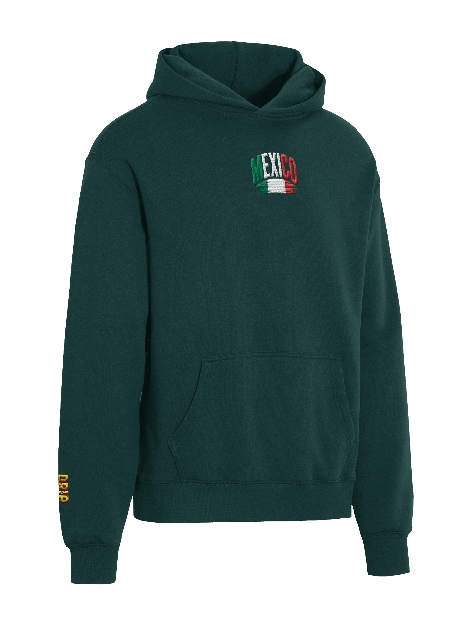 Vibrant Mexico Flag Oversized Hoodie product image (7)