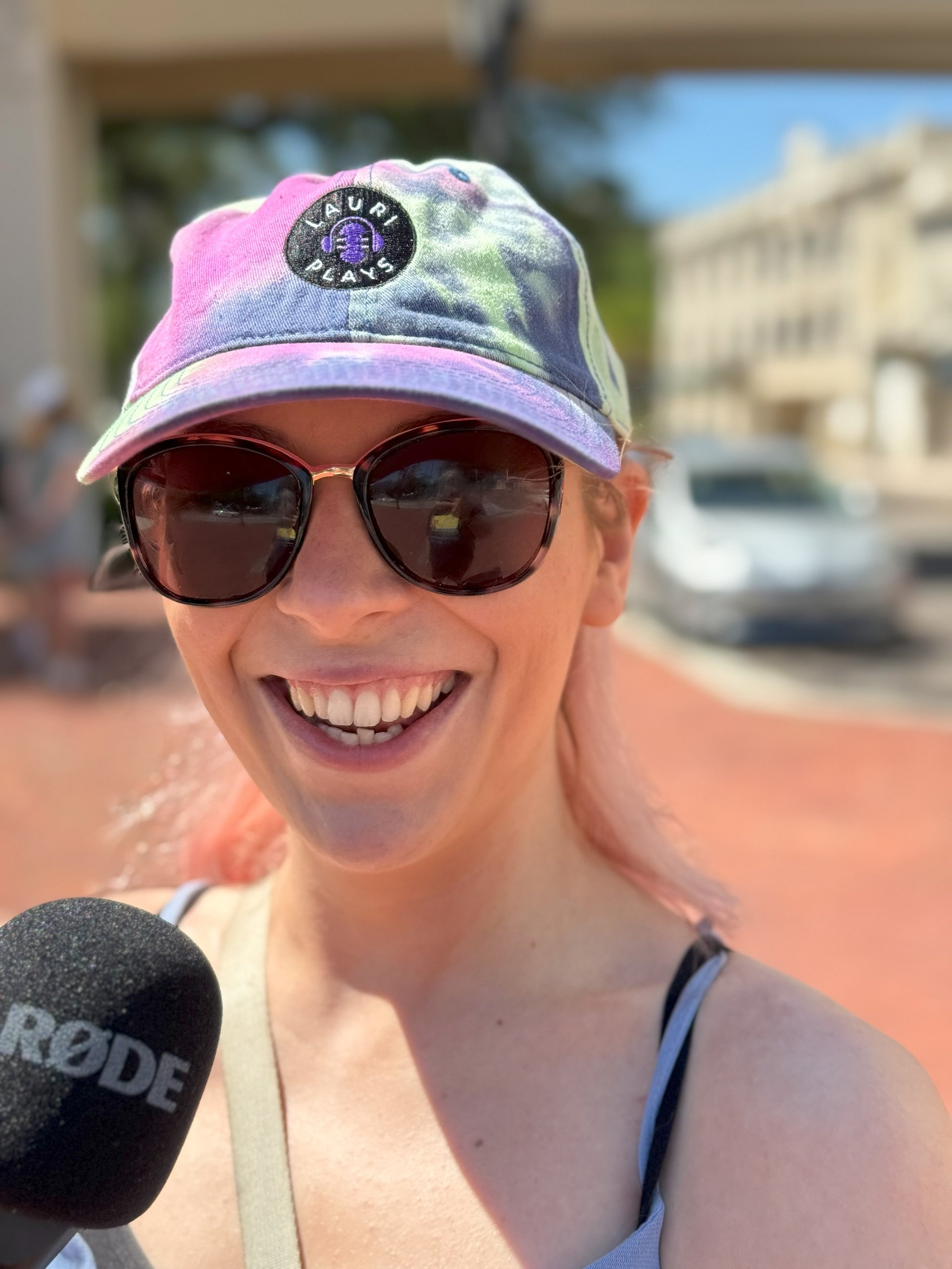 LauriPlays Sportsman Tie-Dye Dad Hat product image (6)
