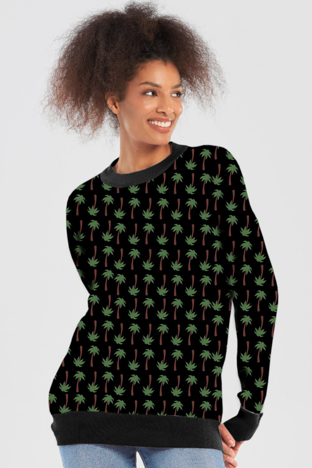 Palm Pattern Sweater product image (1)